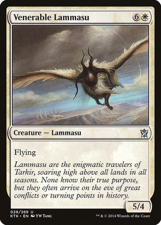 Venerable Lammasu [Khans of Tarkir] | Rook's Games and More