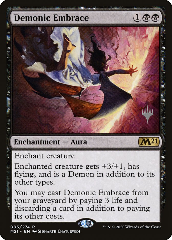Demonic Embrace (Promo Pack) [Core Set 2021 Promos] | Rook's Games and More