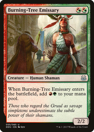 Burning-Tree Emissary [Duel Decks: Mind vs. Might] | Rook's Games and More