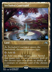 Secluded Courtyard (Promo Pack) [Kamigawa: Neon Dynasty Promos]