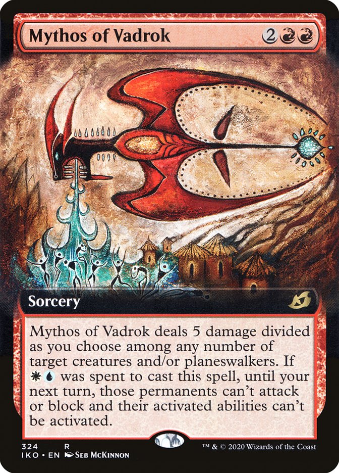 Mythos of Vadrok (Extended Art) [Ikoria: Lair of Behemoths] | Rook's Games and More