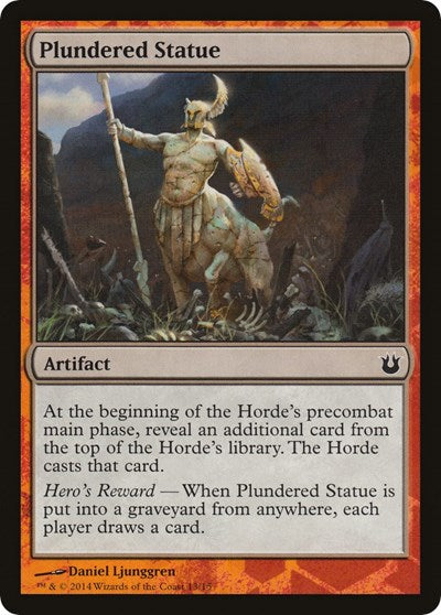 Plundered Statue [Hero's Path Promos] | Rook's Games and More