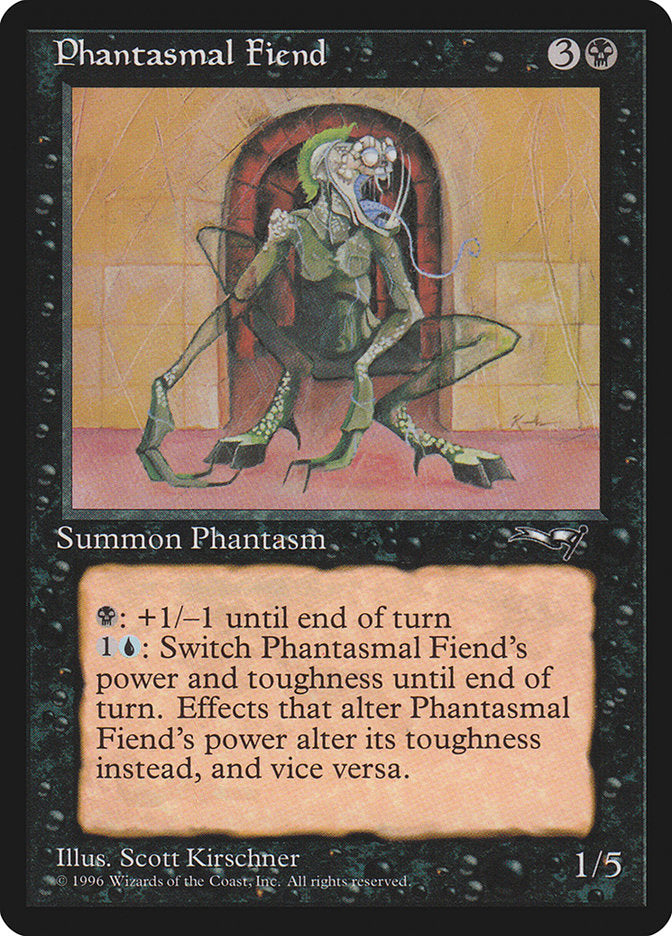 Phantasmal Fiend (Standing) [Alliances] | Rook's Games and More