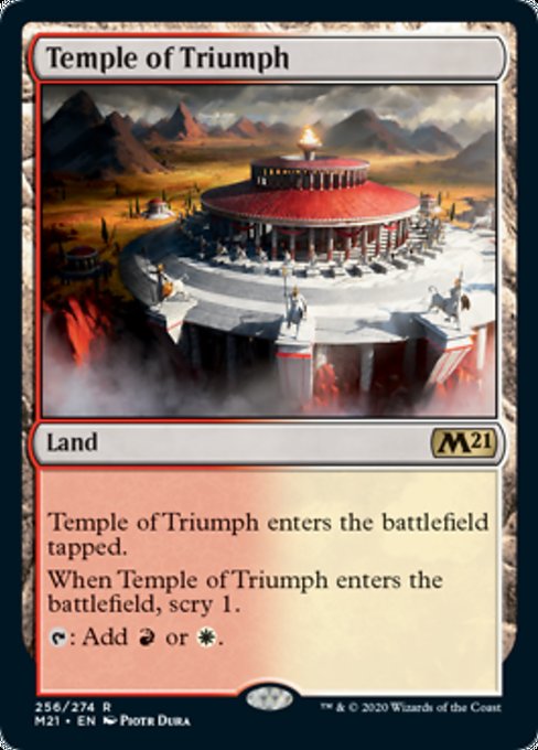 Temple of Triumph [Core Set 2021] | Rook's Games and More