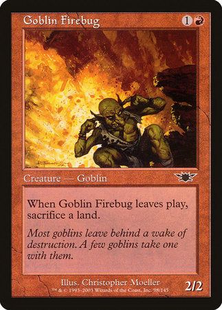 Goblin Firebug [Legions] | Rook's Games and More