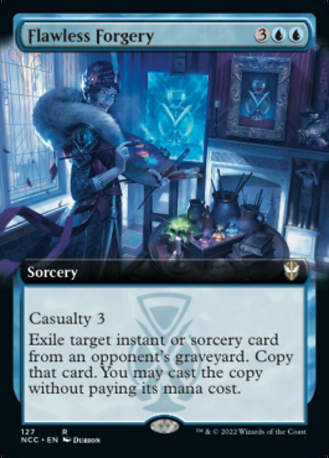 Flawless Forgery (Extended Art) [Streets of New Capenna Commander] | Rook's Games and More