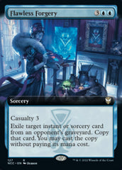 Flawless Forgery (Extended Art) [Streets of New Capenna Commander]