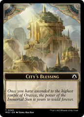 Elephant // City's Blessing Double-Sided Token [March of the Machine Commander Tokens] | Rook's Games and More