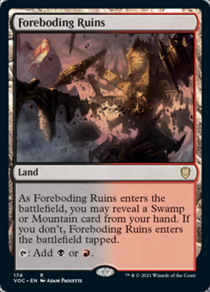 Foreboding Ruins [Innistrad: Crimson Vow Commander] | Rook's Games and More