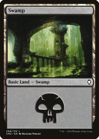 Swamp (299) [Commander Anthology Volume II] | Rook's Games and More