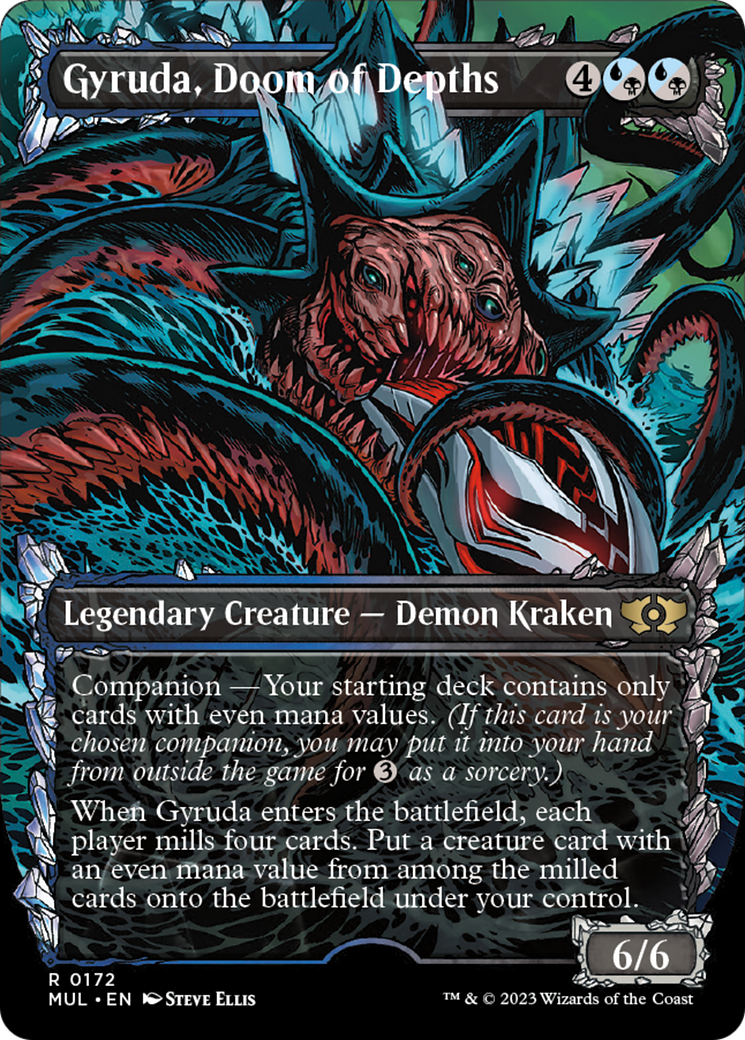 Gyruda, Doom of Depths (Halo Foil) [Multiverse Legends] | Rook's Games and More