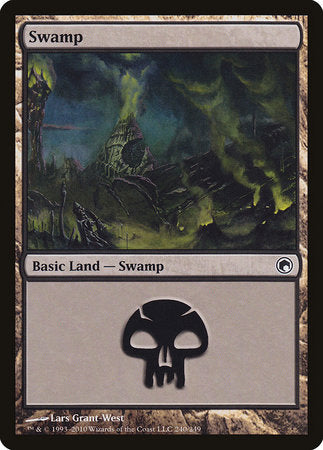 Swamp (240) [Scars of Mirrodin] | Rook's Games and More