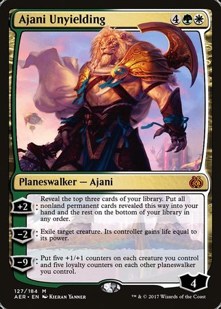 Ajani Unyielding [Aether Revolt] | Rook's Games and More