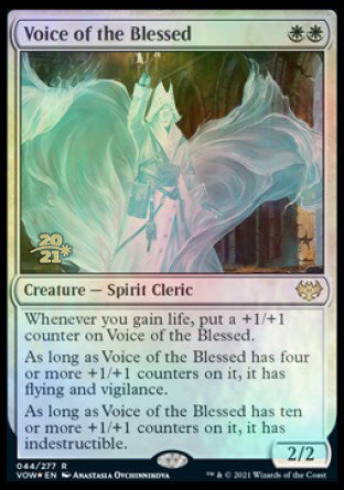 Voice of the Blessed [Innistrad: Crimson Vow Prerelease Promos] | Rook's Games and More