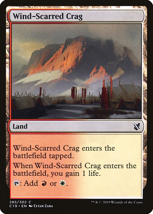 Wind-Scarred Crag [Commander 2019] | Rook's Games and More