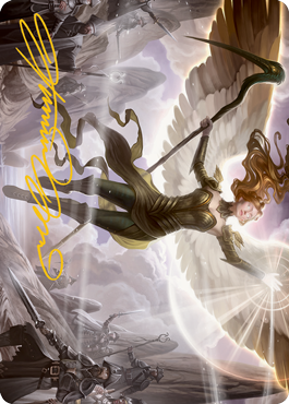 Sigarda's Splendor Art Card (Gold-Stamped Signature) [Innistrad: Midnight Hunt Art Series] | Rook's Games and More