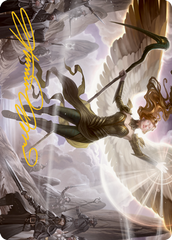 Sigarda's Splendor Art Card (Gold-Stamped Signature) [Innistrad: Midnight Hunt Art Series]