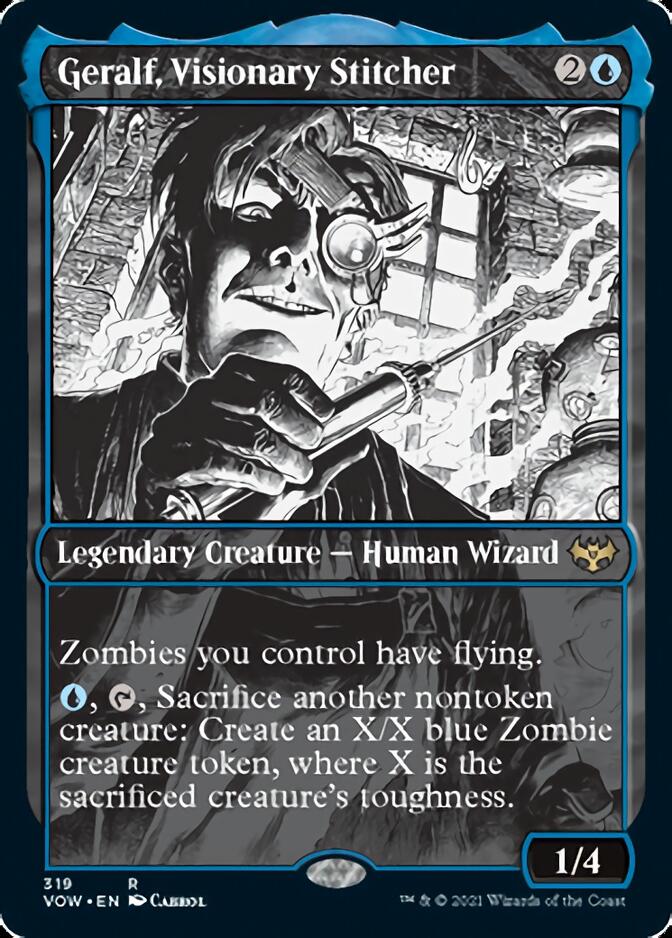 Geralf, Visionary Stitcher (Showcase Eternal Night) [Innistrad: Crimson Vow] | Rook's Games and More