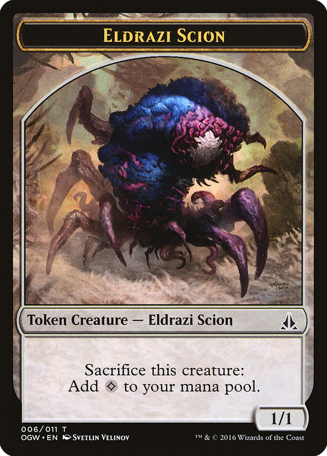 Eldrazi Scion (006/011) [Oath of the Gatewatch Tokens] | Rook's Games and More