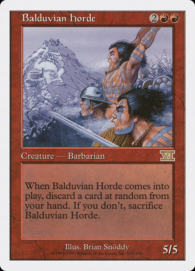 Balduvian Horde [Classic Sixth Edition] | Rook's Games and More