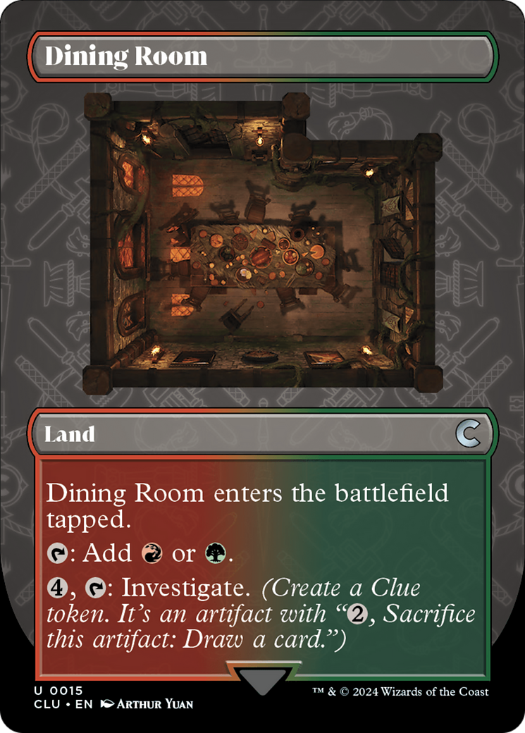 Dining Room (Borderless) [Ravnica: Clue Edition] | Rook's Games and More