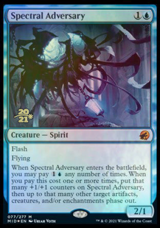 Spectral Adversary [Innistrad: Midnight Hunt Prerelease Promos] | Rook's Games and More