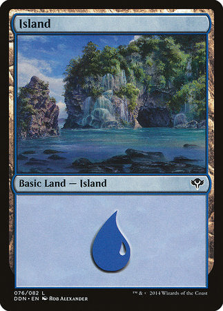 Island (76) [Duel Decks: Speed vs. Cunning] | Rook's Games and More