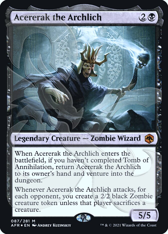 Acererak the Archlich (Ampersand Promo) [Dungeons & Dragons: Adventures in the Forgotten Realms Promos] | Rook's Games and More