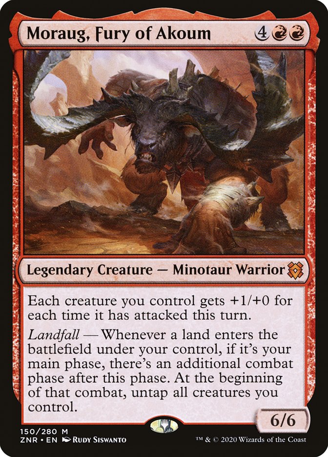 Moraug, Fury of Akoum [Zendikar Rising] | Rook's Games and More