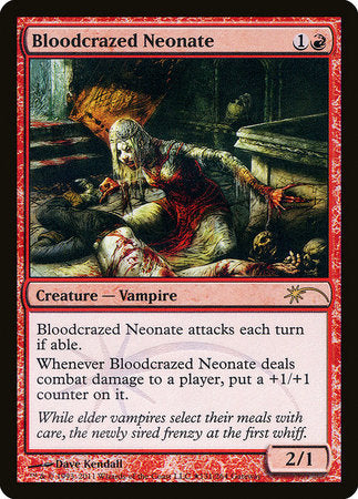 Bloodcrazed Neonate [Wizards Play Network 2011] | Rook's Games and More