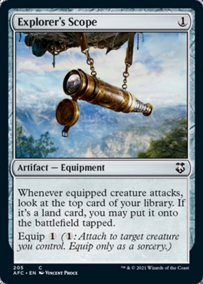 Explorer's Scope [Dungeons & Dragons: Adventures in the Forgotten Realms Commander] | Rook's Games and More