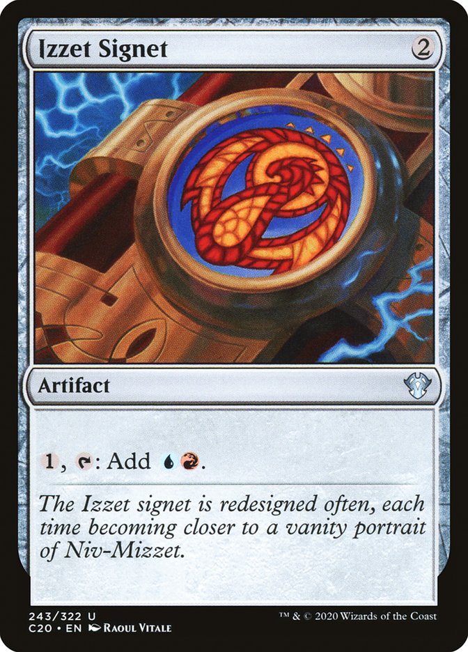 Izzet Signet [Commander 2020] | Rook's Games and More