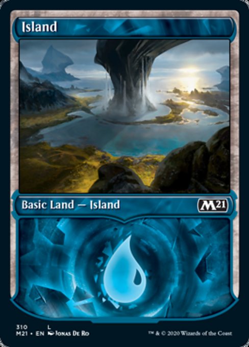 Island (Showcase) [Core Set 2021] | Rook's Games and More