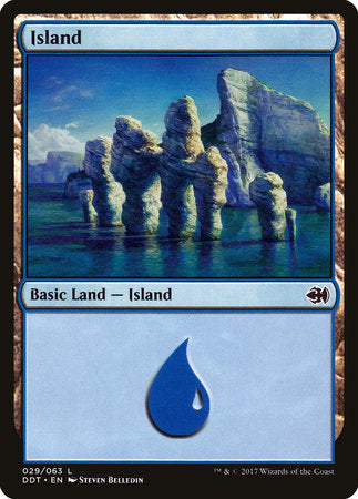 Island (29) [Duel Decks: Merfolk vs. Goblins] | Rook's Games and More