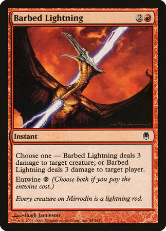 Barbed Lightning [Darksteel] | Rook's Games and More