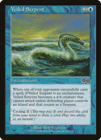 Veiled Serpent [Urza's Saga] | Rook's Games and More