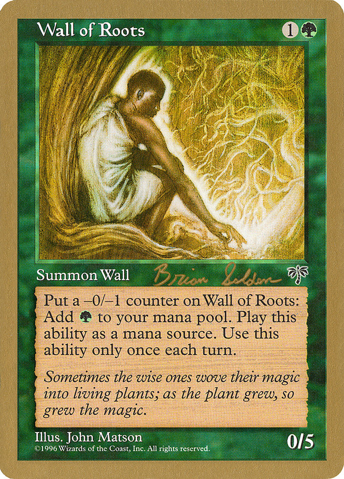 Wall of Roots (Brian Selden) [World Championship Decks 1998] | Rook's Games and More