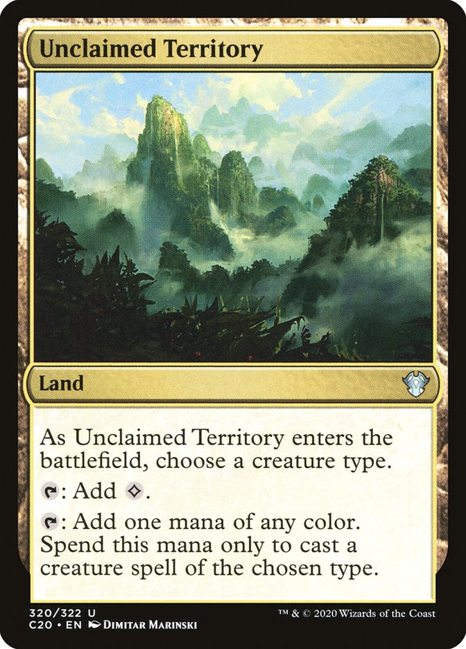 Unclaimed Territory [Commander 2020] | Rook's Games and More