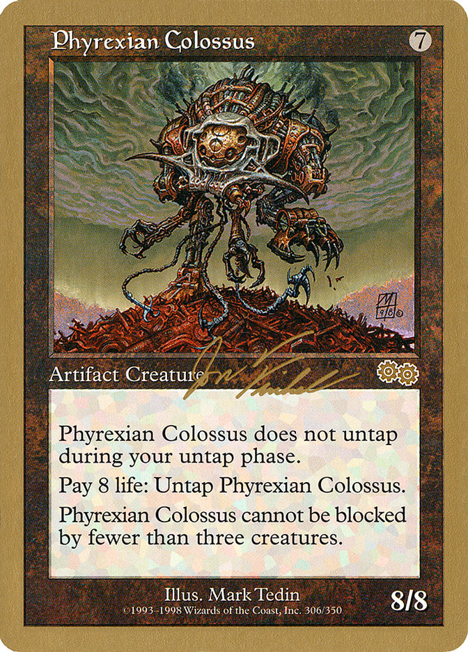 Phyrexian Colossus (Jon Finkel) [World Championship Decks 2000] | Rook's Games and More