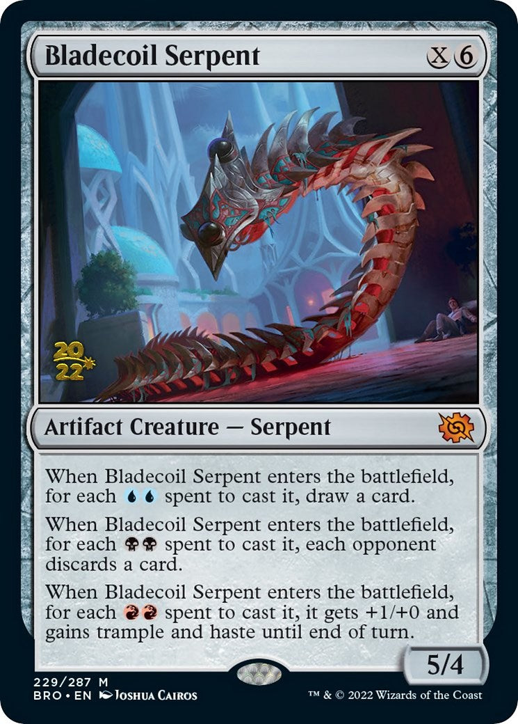 Bladecoil Serpent [The Brothers' War: Prerelease Promos] | Rook's Games and More