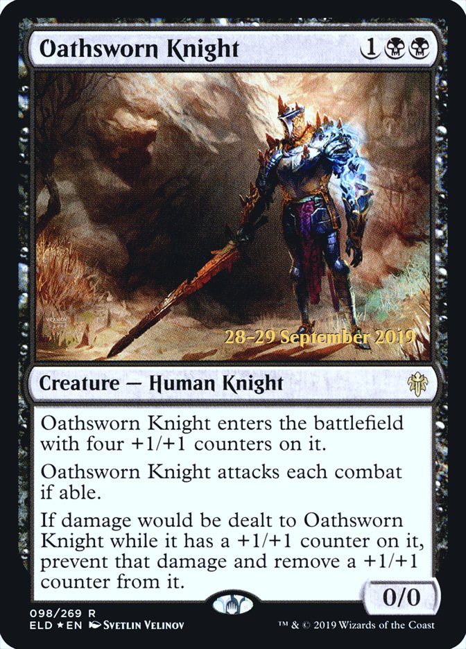 Oathsworn Knight  [Throne of Eldraine Prerelease Promos] | Rook's Games and More
