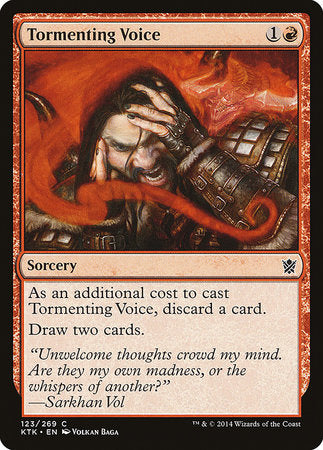 Tormenting Voice [Khans of Tarkir] | Rook's Games and More