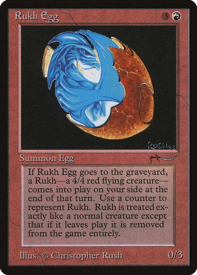 Rukh Egg (Dark Mana Cost) [Arabian Nights] | Rook's Games and More