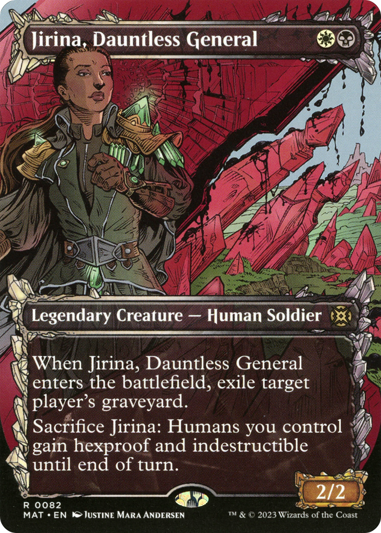 Jirina, Dauntless General (Showcase) [March of the Machine: The Aftermath] | Rook's Games and More