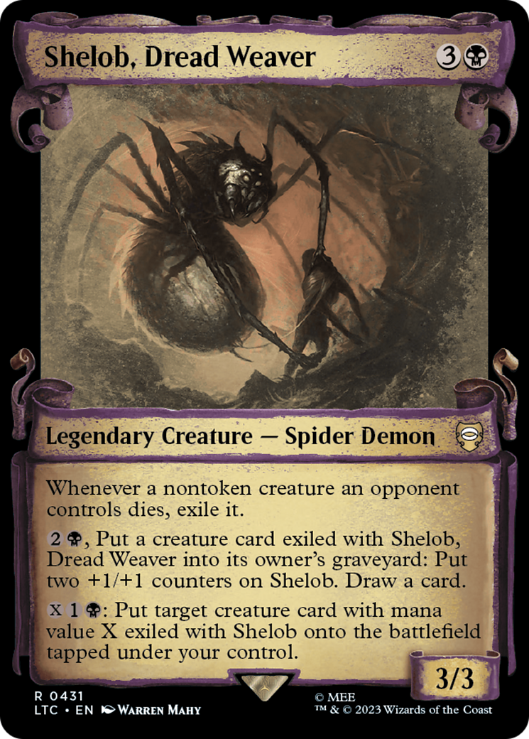 Shelob, Dread Weaver [The Lord of the Rings: Tales of Middle-Earth Commander Showcase Scrolls] | Rook's Games and More