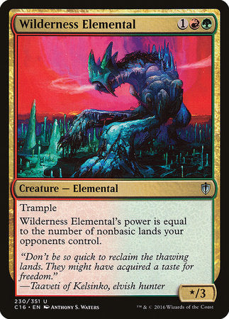 Wilderness Elemental [Commander 2016] | Rook's Games and More