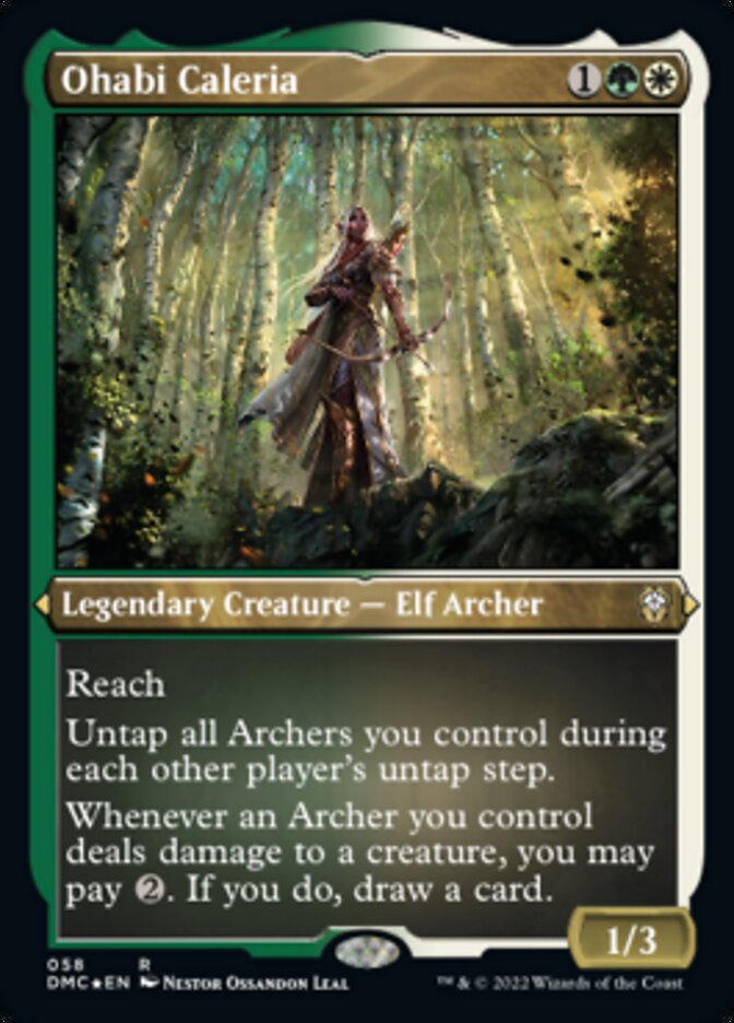 Ohabi Caleria (Foil Etched) [Dominaria United Commander] | Rook's Games and More