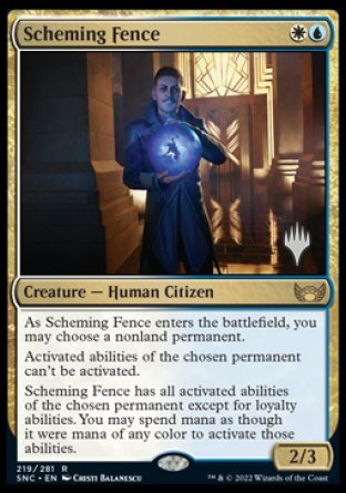 Scheming Fence (Promo Pack) [Streets of New Capenna Promos] | Rook's Games and More