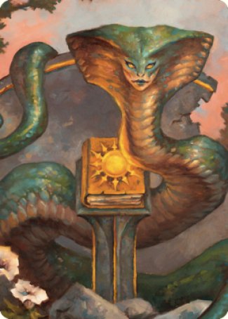 Guardian Naga Art Card [Commander Legends: Battle for Baldur's Gate Art Series] | Rook's Games and More