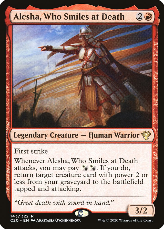 Alesha, Who Smiles at Death [Commander 2020] | Rook's Games and More